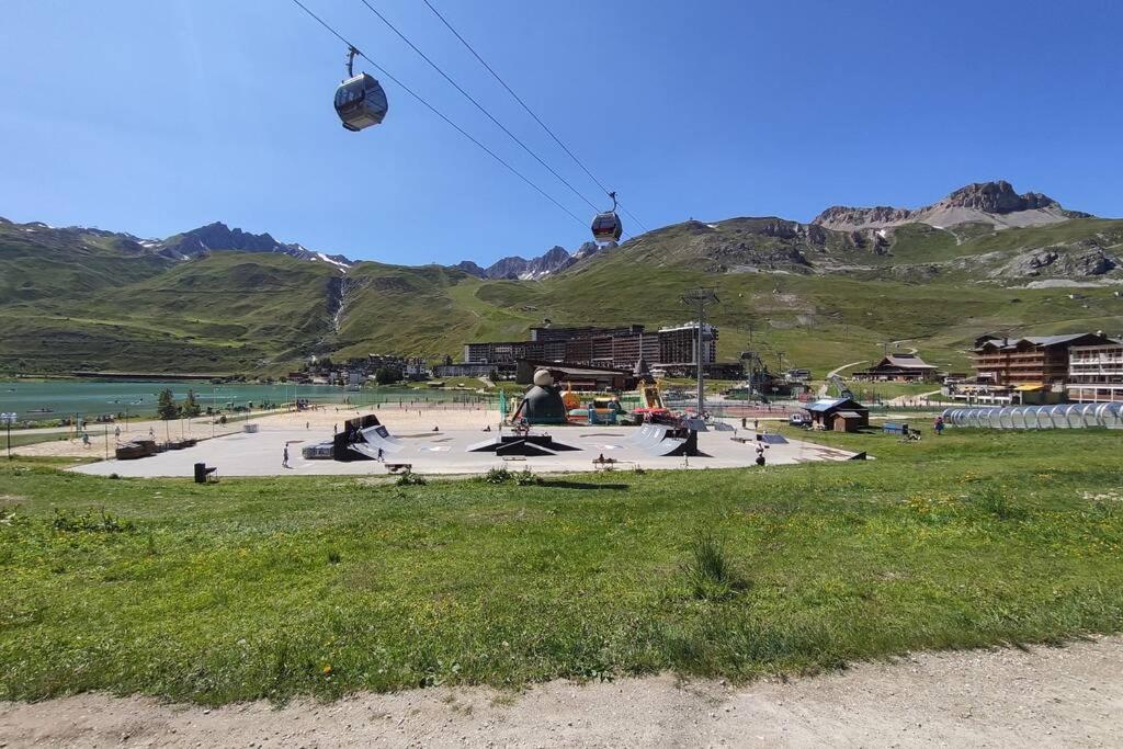 Bel Appartement 2/4 Pers, Au Pied Des Pistes ทีนเญอ ภายนอก รูปภาพ
